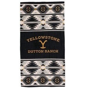 🆕 Yellowstone Dutton Ranch Aztec Beach Towel
